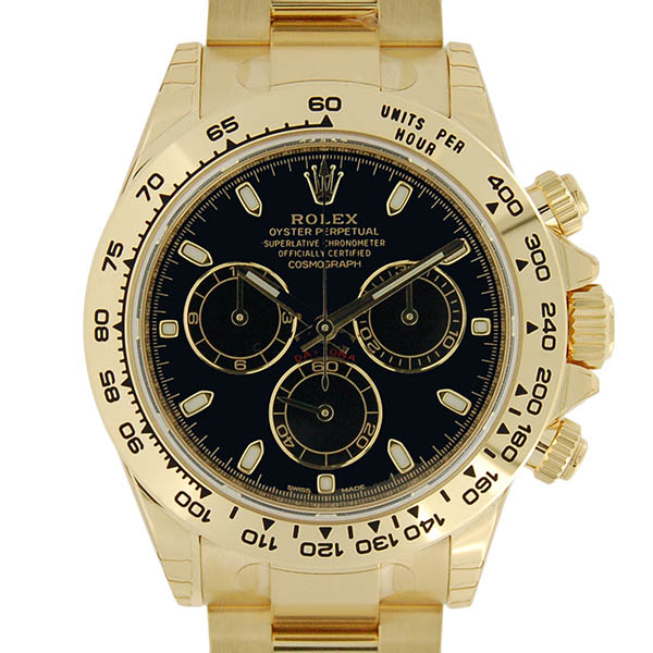 ロレックス　ROLEX　コスモグラフ　デイトナ　Ref.116508　ブラック　イエローゴールド　新品