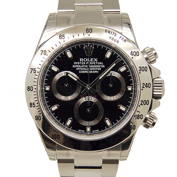 ロレックス　ROLEX　デイトナ　Ref.116520　SS　ブラック　ランダム番　最終鏡面バックル　新品