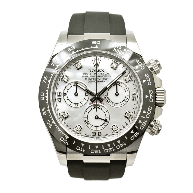 ロレックス　ROLEX　デイトナ　116519LN NG　オイスターフレックス　8Pダイヤ　ホワイトシェル　新品