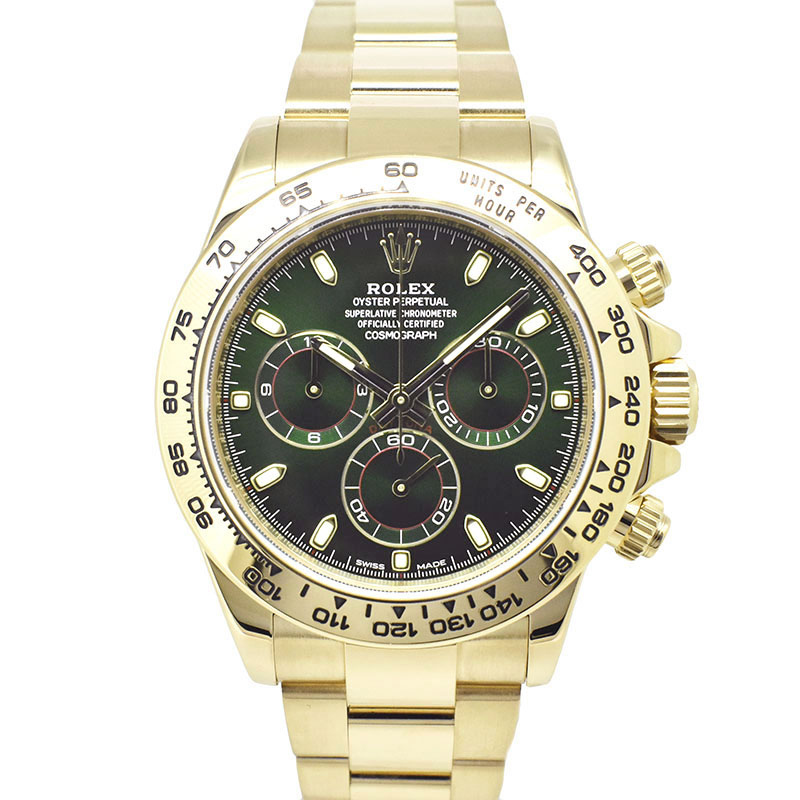 ロレックス　ROLEX　コスモグラフ デイトナ　Ref.116508　グリーン　K18イエローゴールド　40mm　新品
