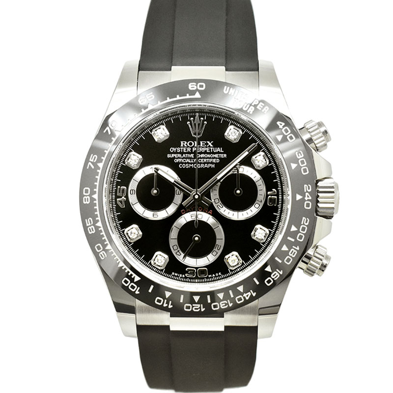 ロレックス　ROLEX　デイトナ　116519LNG　8Pダイヤ　18KWG　ブラック　オイスターフレックス　40mm　新品