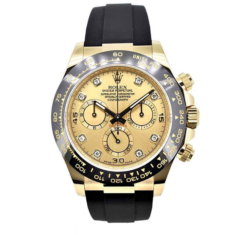 ロレックス　ROLEX　デイトナ　116518LNG　シャンパン/8Pダイヤ　18KYG　40mm　新品