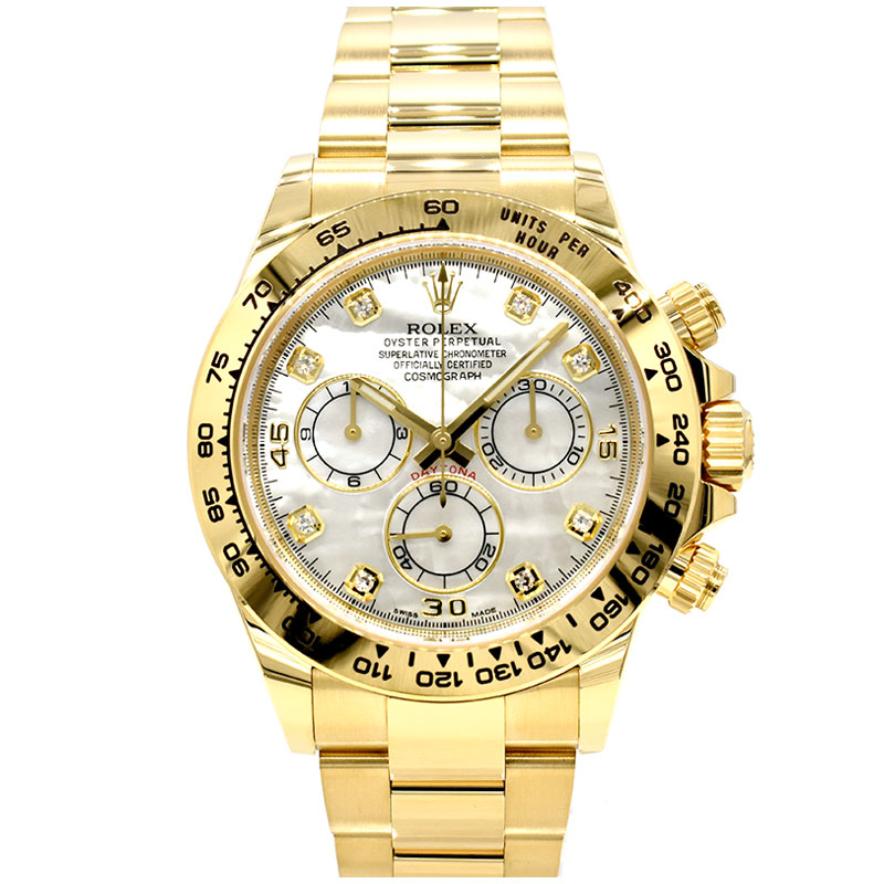 ロレックス　ROLEX　コスモグラフ デイトナ　Ref.116508NG　ホワイトシェル/8Pダイヤ　18KYG　新品