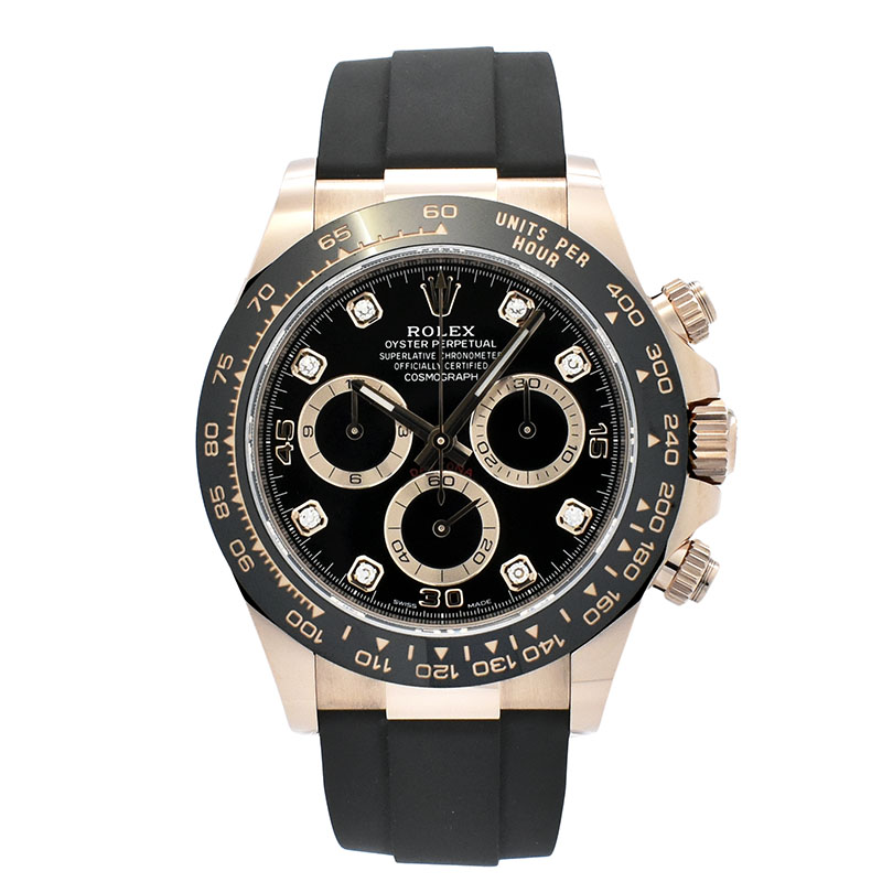 ロレックス　ROLEX　デイトナ　Ref.116515LNG　18KERG　8Pダイヤ　オイスターフレックスベルト　新品
