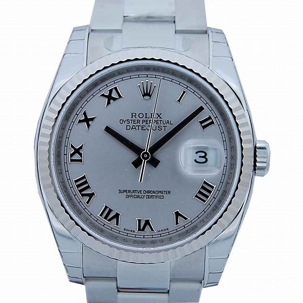 ロレックス　ROLEX　デイトジャスト　Ref.116234/O　グレーローマ　自動巻き　メンズ　38mm