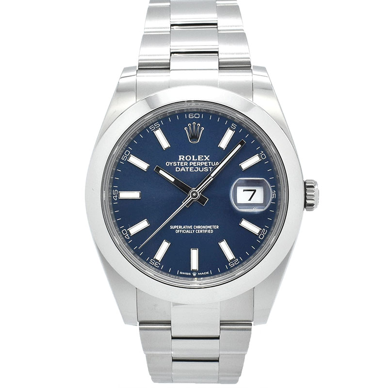 ロレックス　ROLEX　デイトジャスト41　126300　メンズ　ブルー　新品