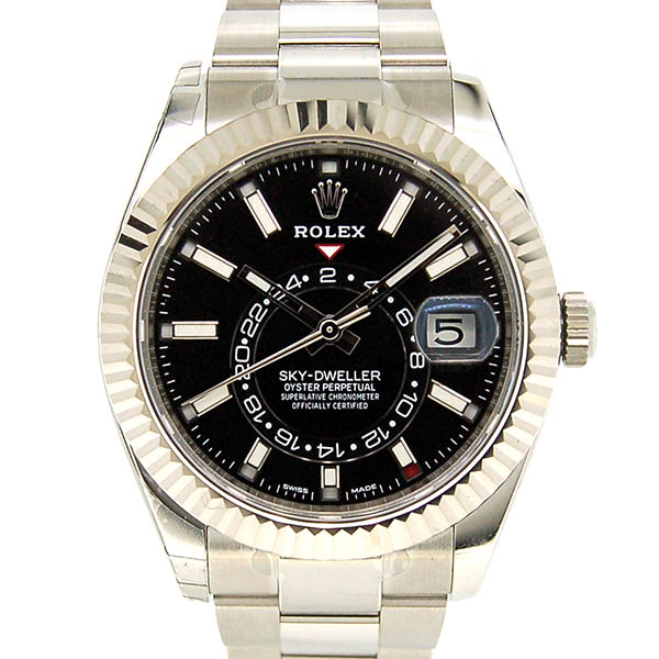 ロレックス　ROLEX　スカイドゥエラー　326934　ブラック　新品