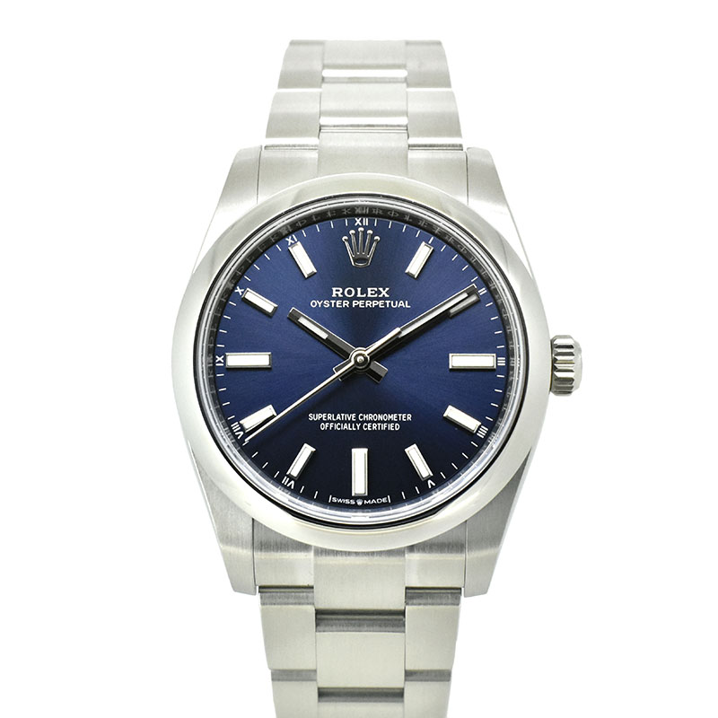 ロレックス　ROLEX　オイスターパーペチュアル 34　Ref.124200　ブルー　34mm　新品