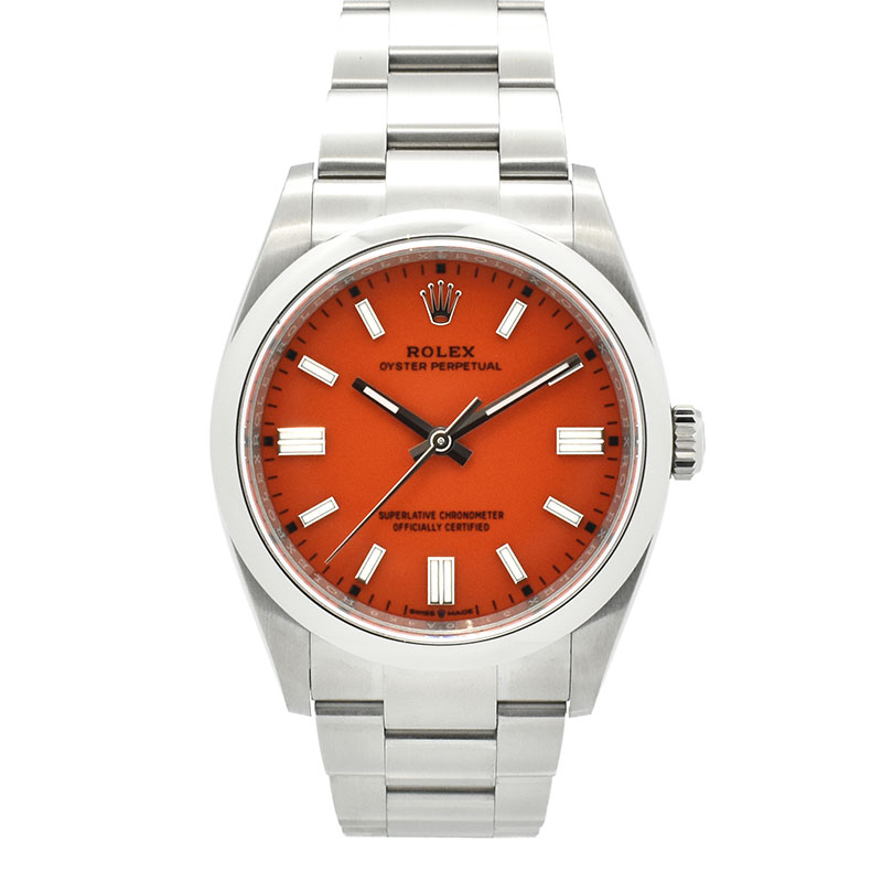 ロレックス　ROLEX　オイスターパーペチュアル 36　Ref.126000　コーラルレッド　36mm　新品