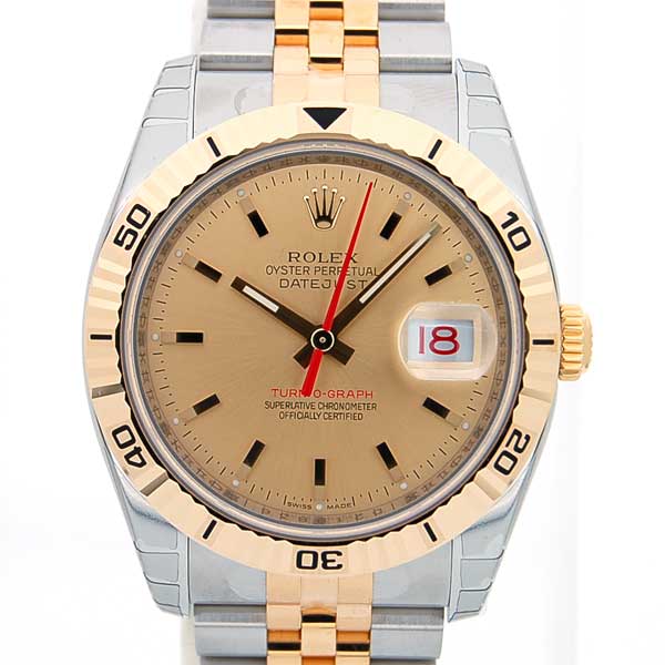 ロレックス　ROLEX　ターノグラフ　Ref.116263/J　シャンパン　SS×YG　コンビ　現品大特価