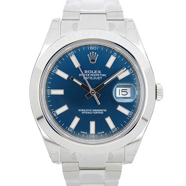 ロレックス ROLEX デイトジャスト2 Ref.116300 ブルー メンズ 41mm SS 新品 Zetton(ゼットン)