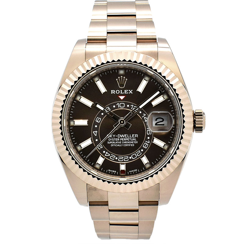 ロレックス　ROLEX　スカイドゥエラー　Ref.326935　18KERG　チョコレート　42mm　新品