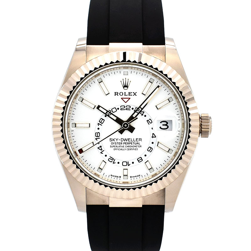 ロレックス　ROLEX　スカイドゥエラー　Ref.336235　18ERG　ホワイト　42mm　新品