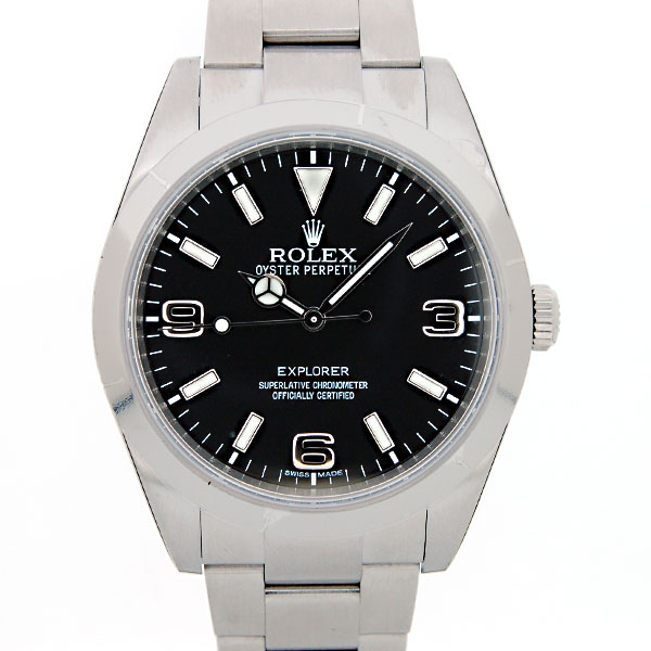 ロレックス　ROLEX　エクスプローラー1　Ref.214270　SS　39mm　メンズ　ブラック　ブラックアウト　新品