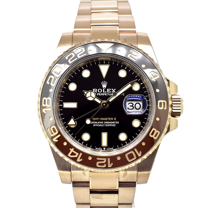 ロレックス　ROLEX　GMTマスター2　126715CHNR　ブラウン/ブラックベゼル　40mm　18KERG　新品