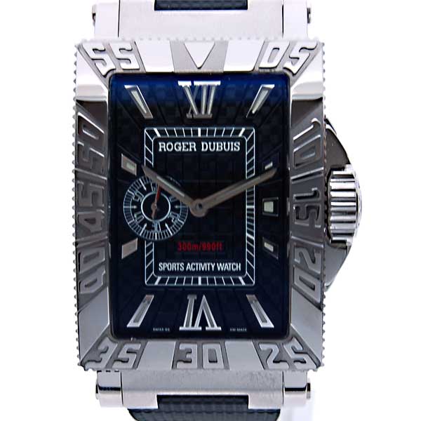 ロジェ・デュブイ　ROGER DUBUIS　シーモア　MS34　ブラック　300m防水　34mm　世界888本限定　スモセコ