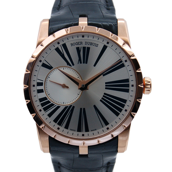 ロジェ・デュブイ　ROGER DUBUIS　エクスカリバー42　RDDBEX0351　K18RG　シルバー　新品