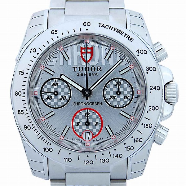 チューダー(チュードル)　TUDOR　スポーツクロノグラフ　20300　自動巻　チェッカーダイヤル　新品