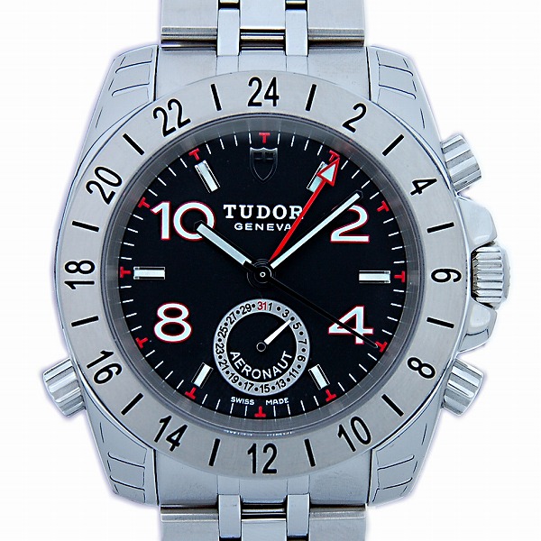 チューダー(チュードル)　TUDOR　チューダー(チュードル)　アエロノート　20200　GMT　黒文字盤　自動巻き　日本未発売　5列　ブラック　　新品