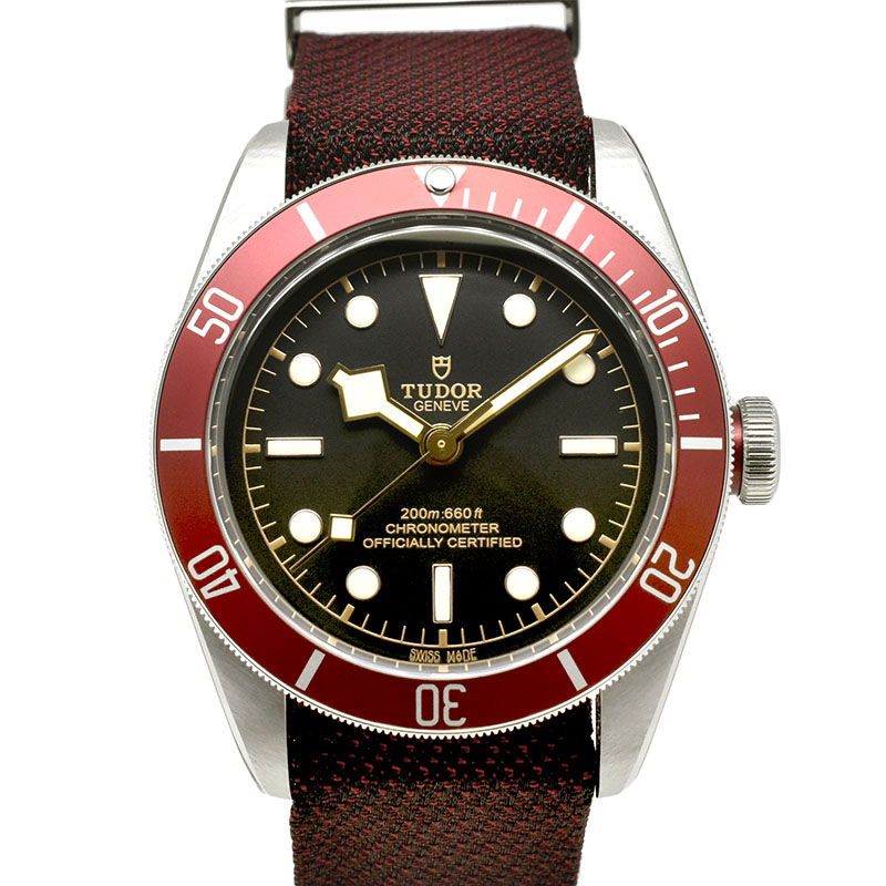 チューダー(チュードル)　TUDOR　ヘリテージ ブラックベイ　79230R　41mm　ブラック　ファブリックストラップ　新品