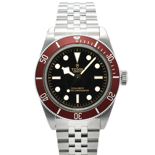 チューダー(チュードル) TUDOR ヘリテージ ブラックベイ 79220N SS 革