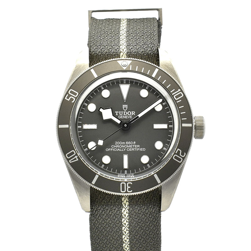 チューダー(チュードル)　TUDOR　ヘリテージ ブラックベイ フィフティエイト 925　Ref.79010SG　39mm　グレー　シルバー925　新品