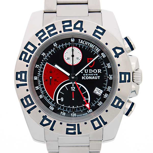 チューダー(チュードル)　TUDOR　アイコノート　ICONAUT　20400　GMT　クロノグラフ　SS　43mm　ブラック　新品