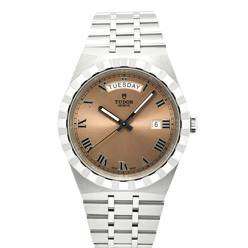 チューダー(チュードル)　TUDOR　ロイヤル 41 デイデイト　Ref.28600　ピンク　新品