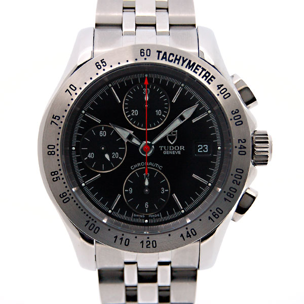 チューダー(チュードル)　TUDOR　クロノチック　79390　SS　ブラック　自動巻　新品