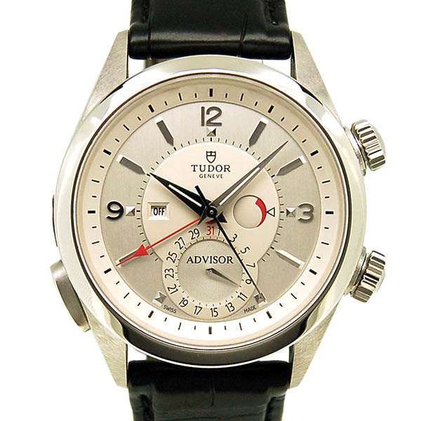 チューダー(チュードル)　TUDOR　アドバイザー　79620T　アラーム　SS　シルバー　42mm　新品