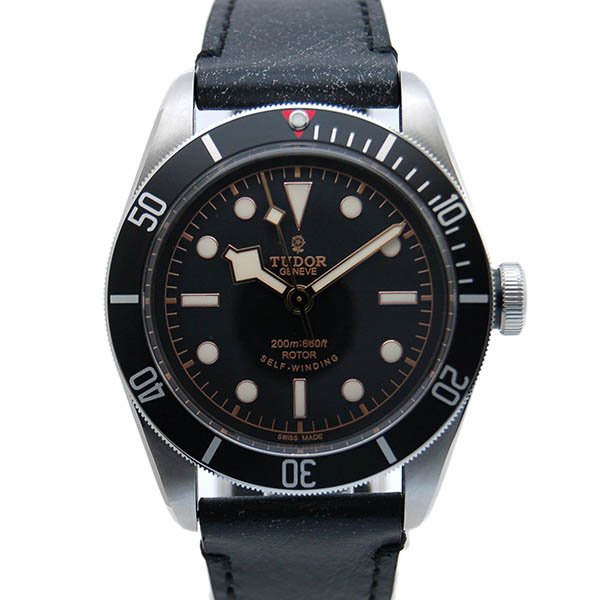 チューダー(チュードル)　TUDOR　ヘリテージ　ブラックベイ　79220N　SS　革ベルト　41mm　ブラック　新品