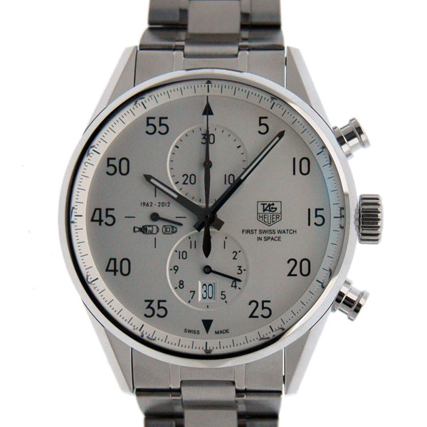 タグホイヤー　TAG HEUER　カレラ1887クロノグラフ　スペースX　CAR2015.BA0796  SS　シルバー　世界限定2012本　新品