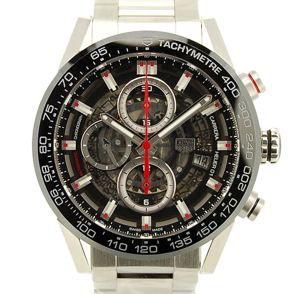 タグホイヤー　TAG HEUER　カレラ　キャリバーホイヤー01　CAR201V.BA0714　43mm　ブラック　新品
