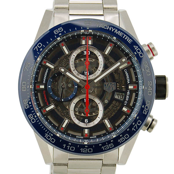 タグホイヤー　TAG HEUER　カレラ　キャリバーホイヤー01　CAR201T.BA0766　43mm　ブルー　新品