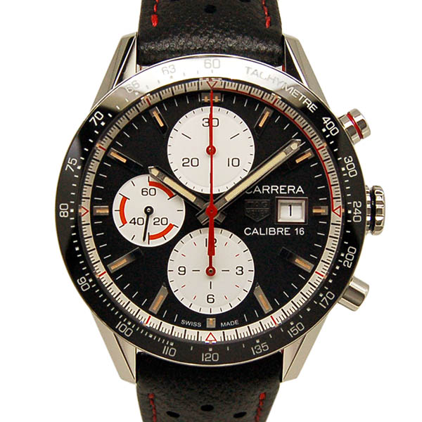 タグホイヤー　TAG HEUER　カレラクロノグラフ キャリバー16　CV201AP.FC6429　SS　41mm　ブラック　新品