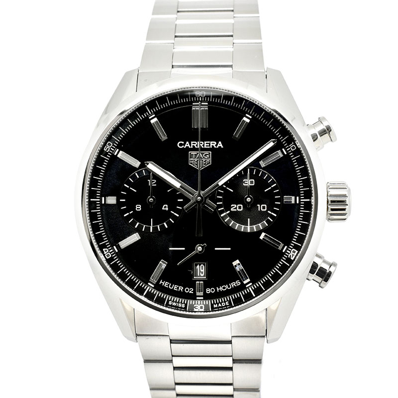 タグホイヤー　TAG HEUER　カレラ キャリバーホイヤー02 クロノグラフ　CBN2010.BA0642　SS　42mm　新品