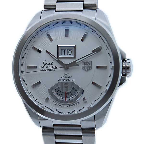 タグホイヤー　TAG HEUER　グランドカレラ　GMT　キャリバー8　WAV5112.BA0901　シルバー　新品
