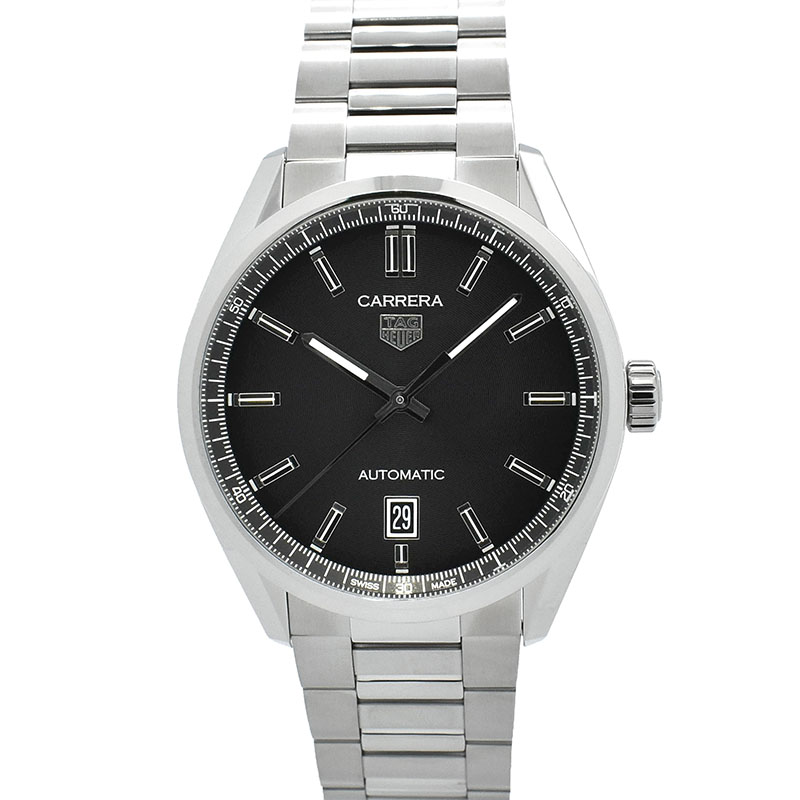 タグホイヤー　TAG HEUER　カレラ キャリバー5 デイト　WBN2110.BA0639　39mm　ブラック　新品