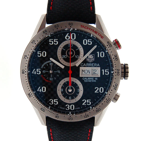 タグホイヤー　TAG HEUER　カレラタキメーター　デイデイト　CV2A80.FC6256　チタン　Cal.16　43mm　新品