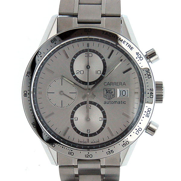 タグホイヤー　TAG HEUER　カレラ　タキメーター　エレガンス　CV2017.BA0794　SS　シルバー　100m防水　新品
