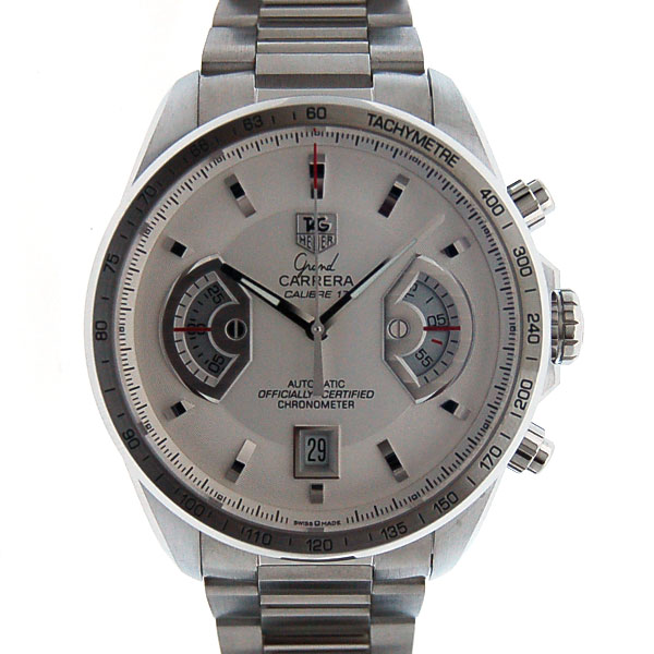 タグホイヤー　TAG HEUER　グランドカレラ　クロノグラフ　CAV511B.BA0902　SS　シルバー　キャリバー17RS　新品