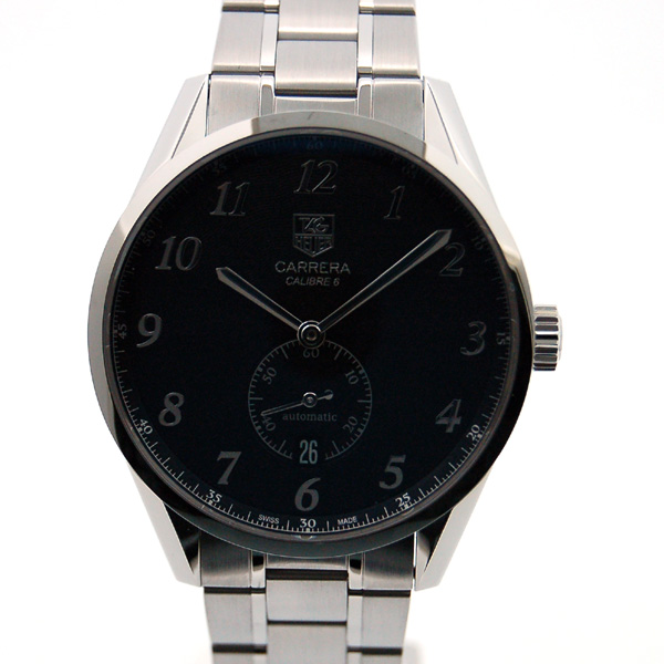 タグホイヤー　TAG HEUER　カレラ　ヘリテージ　キャリバー6　WAS2110.BA0732　SS　39mm　ブラック　自動巻　新品