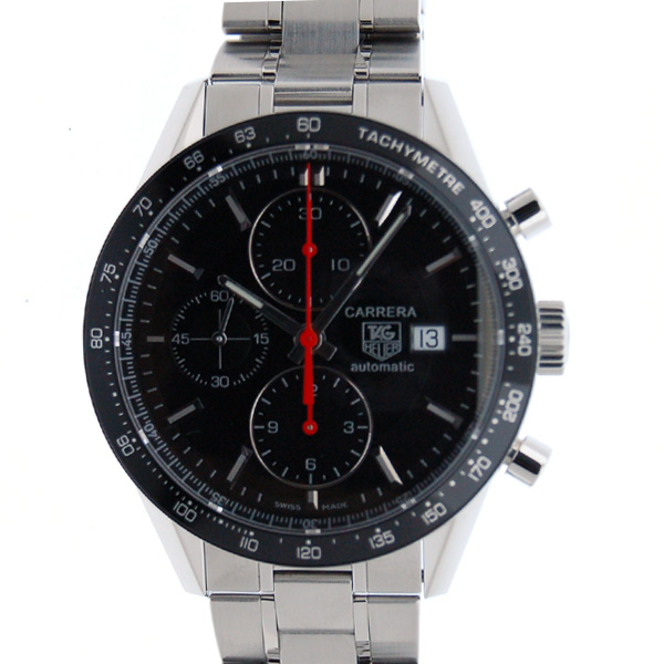 タグホイヤー　TAG HEUER　カレラレーシング　クロノグラフ　CV2014.BA0794　SS　ブラック　新品