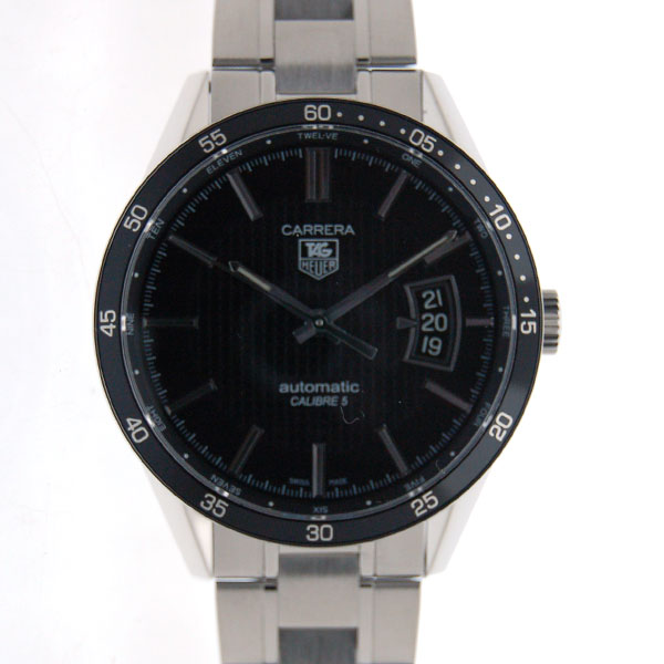 タグホイヤー　TAG HEUER　カレラ　キャリバー5　WV211M.BA0787　SS　39mm　ブラック　新品