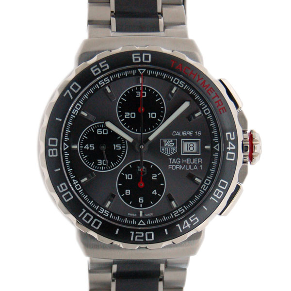 タグホイヤー　TAG HEUER　フォーミュラ1　クロノグラフ　CAU2011.BA0873　グレー　SS/CE　44mm　新品