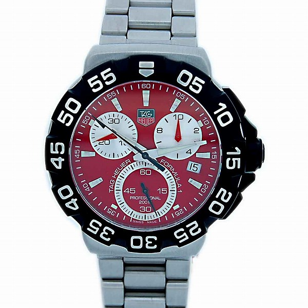 タグホイヤー　TAG HEUER　フォーミュラー1　クロノグラフ　CAH1112　クォーツ　レッド　メンズ　新品