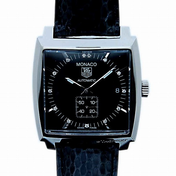 タグホイヤー　TAG HEUER　モナコ　WW2117　パイソン　13Pダイヤ　自動巻き　ユニセックス