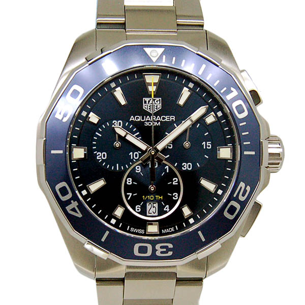 タグホイヤー　TAG HEUER　アクアレーサー クロノグラフ　CAY111B.BA0927　ブルー　クォーツ　43mm　新品