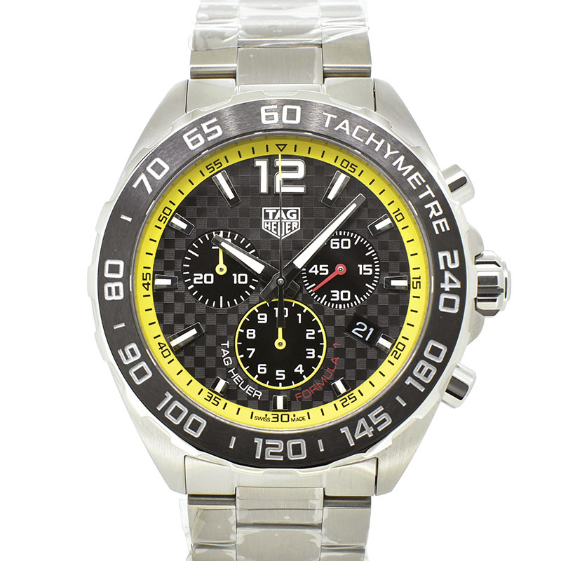 タグホイヤー　TAG HEUER　フォーミュラ1 クロノグラフ　CAZ101AC.BA0842　クォーツ　ブラック　43mm　新品