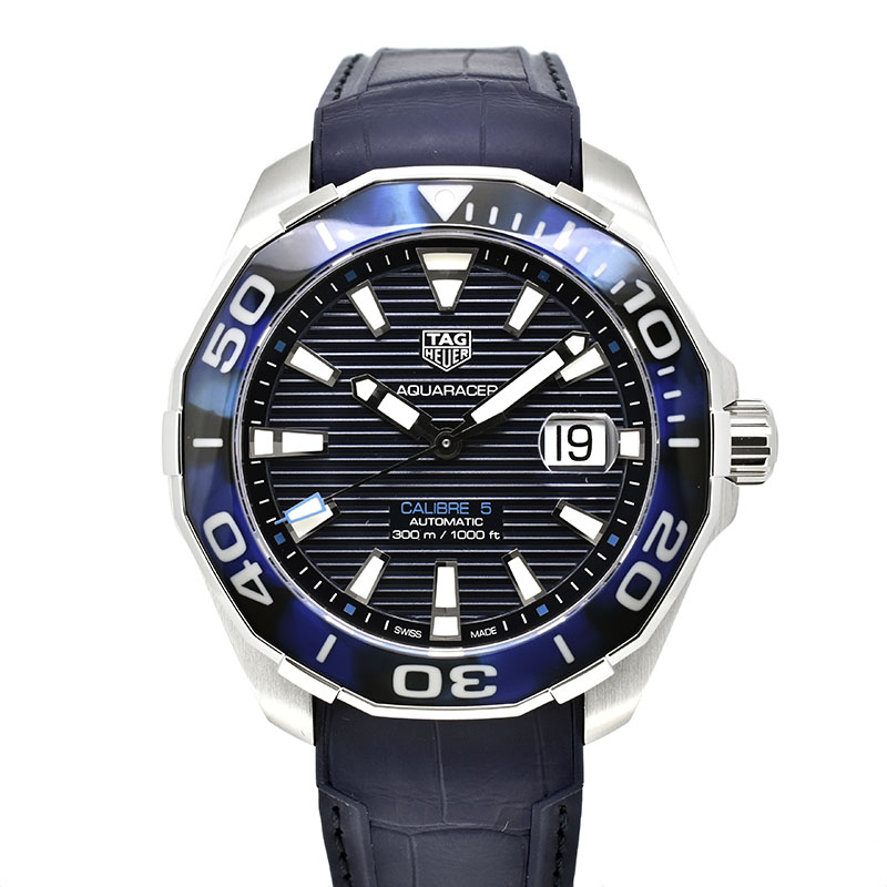 タグホイヤー　TAG HEUER　アクアレーサー キャリバー5　WAY201P.FT6178　43mm　ブルー　新品
